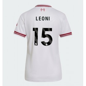 Dámské fotbalový oblečení Liverpool Giovanni Leoni #15 Venkovní košile 2026-27 Krátkým Rukávem